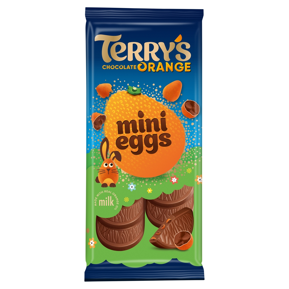 Terry’s Chocolate Orange Milk Chocolate Mini Egg Bar 90g (Box of 20)