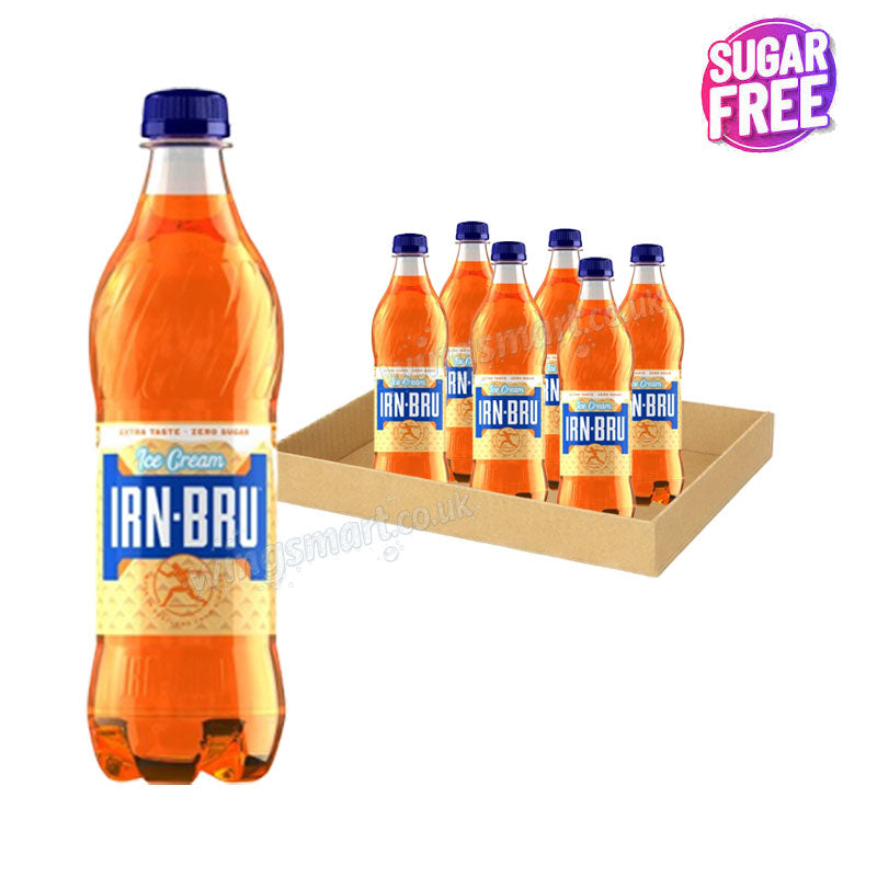 Irn-Bru Ice Cream 500ml Summer Treat (6 & 12 Bottles)