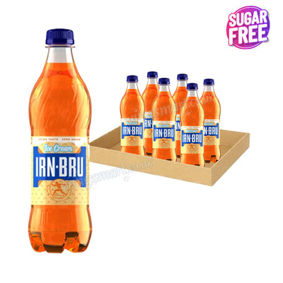 Irn-Bru Ice Cream 500ml Summer Treat (6 & 12 Bottles)
