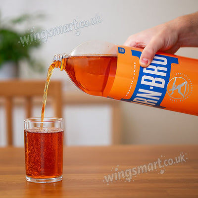 Irn-Bru 2L Sparkling Soft Drink – Flavoured Soda with Sugar & Sweeteners