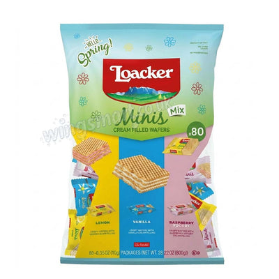 Loacker Summer Minis Mini Packs 800g Assorted Wafer Biscuits