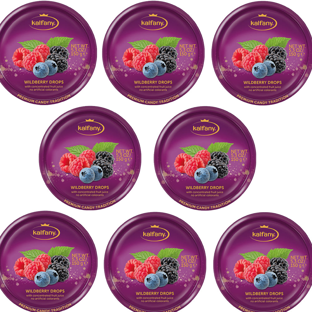 Kalfany Wildberry Drops Tin 150g