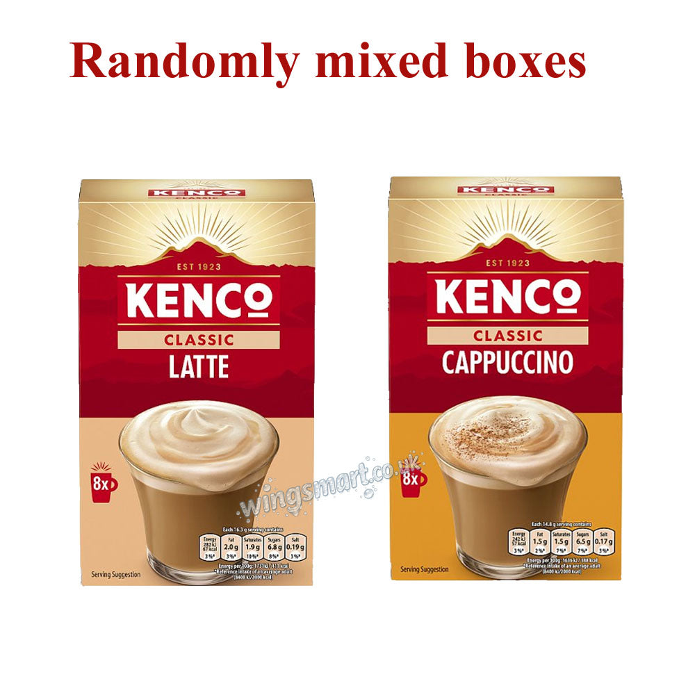 Kenco Instant Coffee 8 Sachets Duo Cappuccino & Latte
