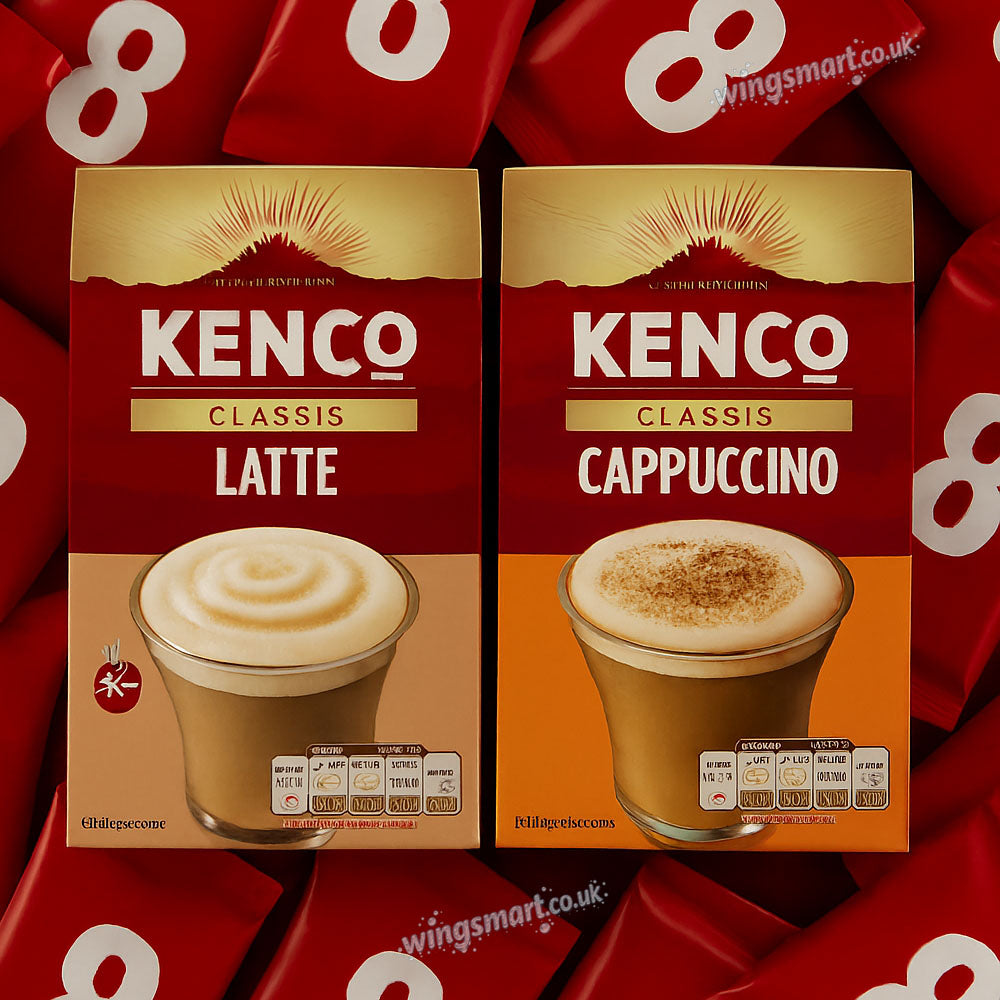 Kenco Instant Coffee 8 Sachets Duo Cappuccino & Latte