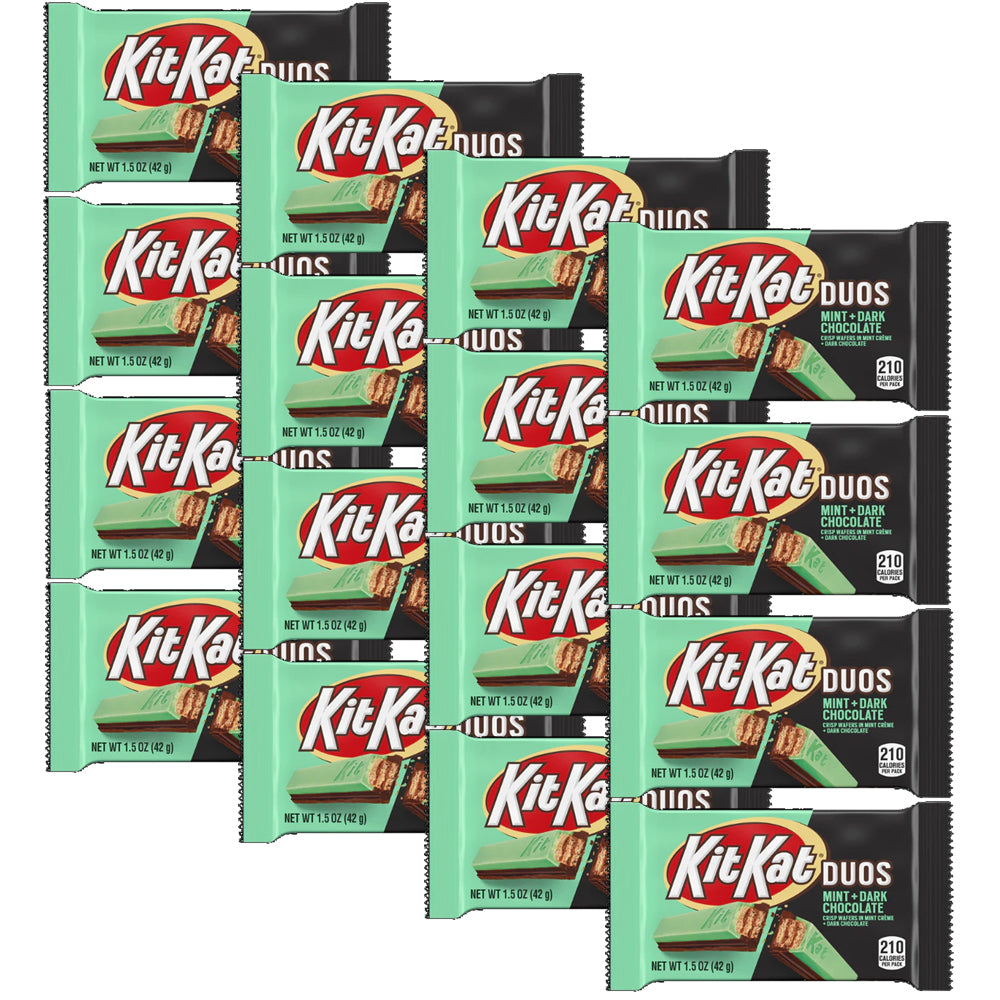 Kit Kat Triple Chocolate Selection Mint Dark Vanilla and White