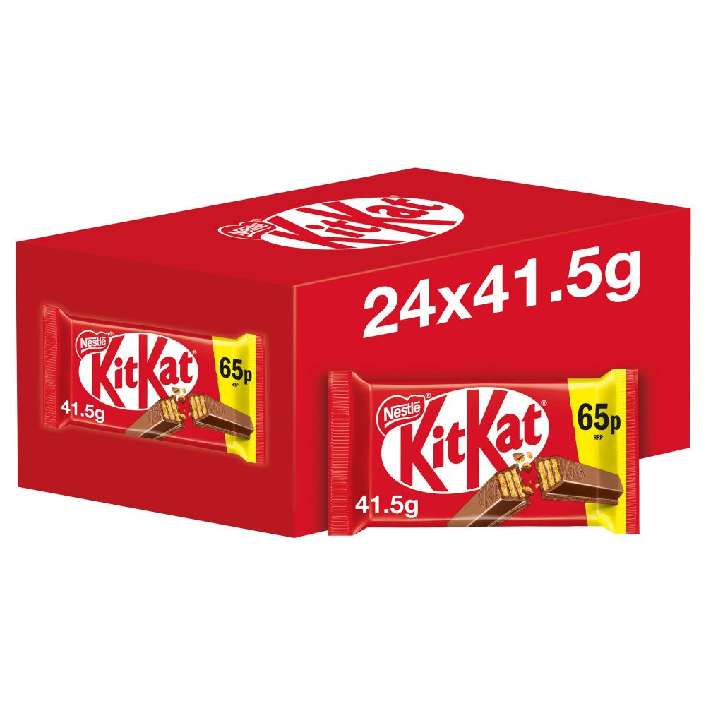 Kit Kat 4 Finger Milk Chocolate Bar 41.5g Full Box