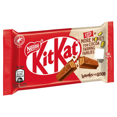 KitKat 4 Finger Milk Chocolate Biscuit Bar 41.5g (Box of 24)