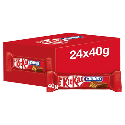 Kit Kat Chunky Milk Chocolate Bar 40g (Box of 24)