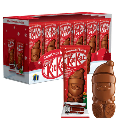 Kit Kat Santa Milk Chocolate Christmas Figure 29g (Box of 30)