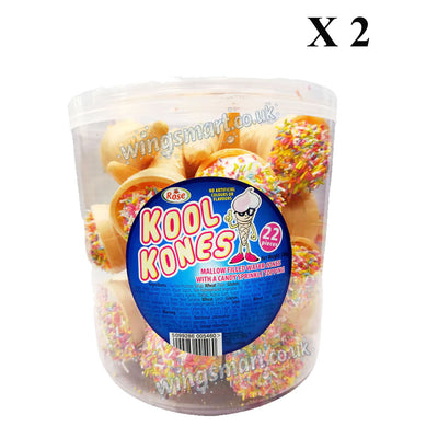 Kool Kones Mallows Tub 330g (22 x 15g) FULL TUB