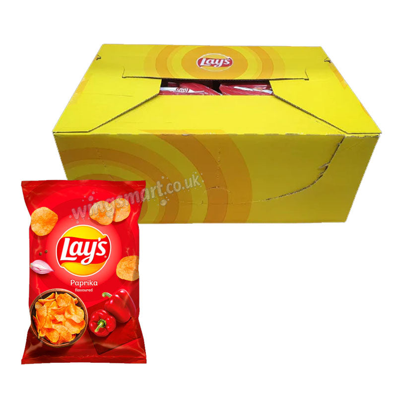 Lays Paprika Crisps 130g Multipack | 10, 15 & 21 Packs Available