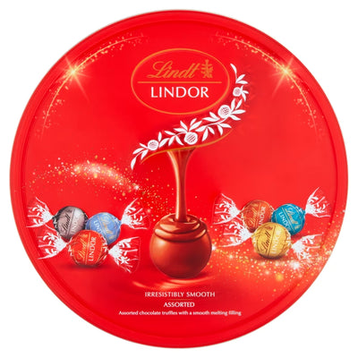 Lindt Lindor Assorted Chocolate Truffles Tin 450g