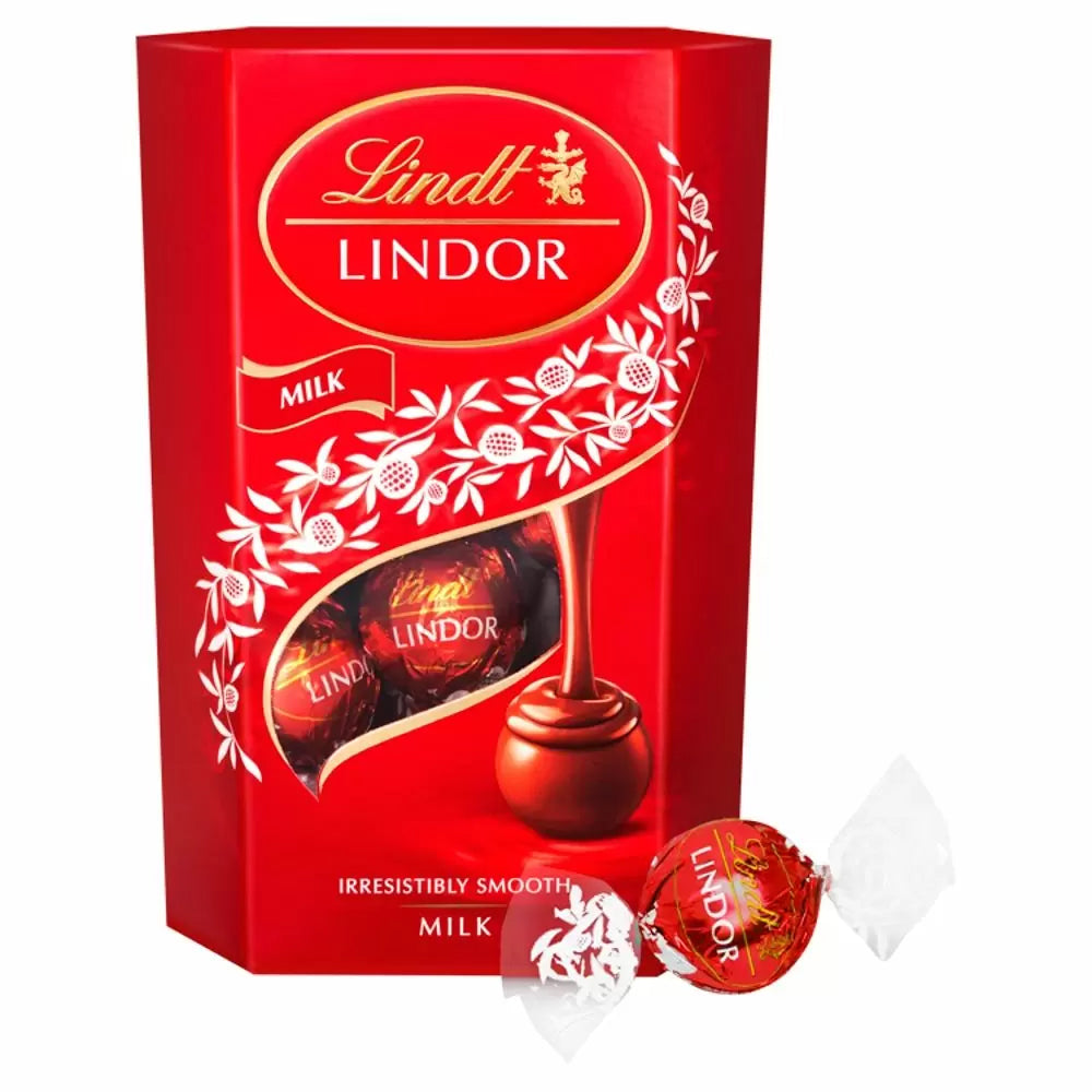 Lindt Lindor Milk Chocolate Truffles Box 200g - WingsMart