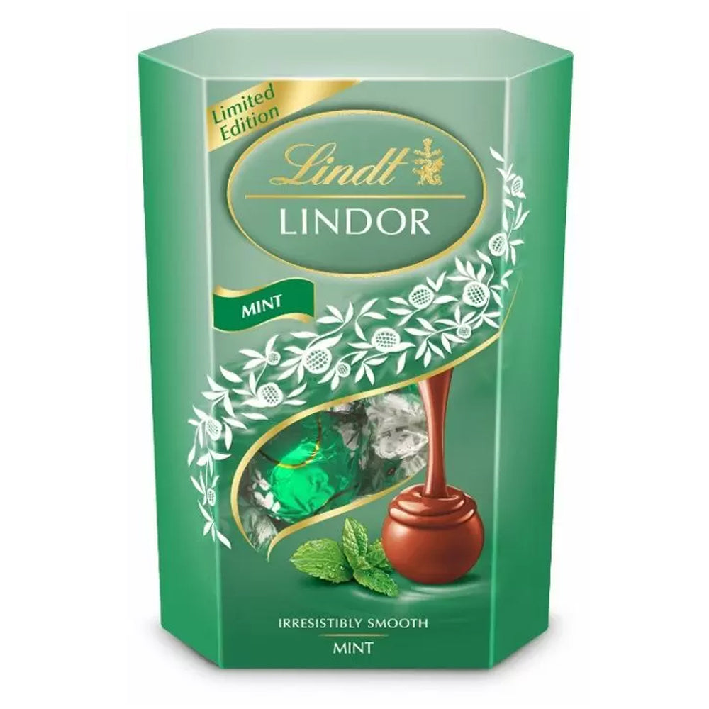 Lindt Lindor Mint Chocolate Truffles 200g - WingsMart