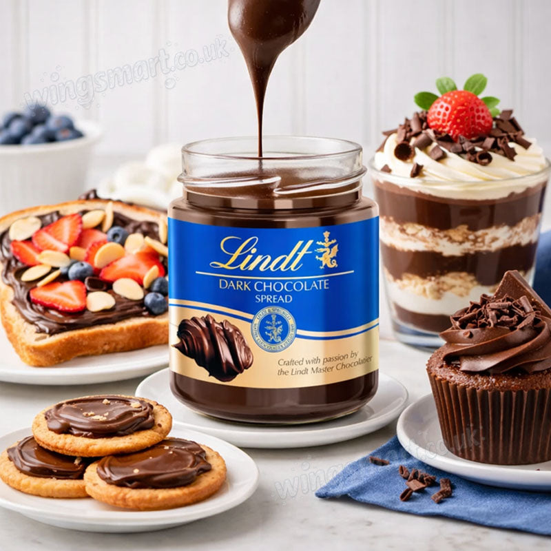 Luxury Lindt Dark Chocolate Spread – Rich, Smooth & Indulgent (200g)
