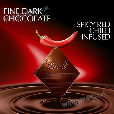 Lindt Excellence Dark Chilli Chocolate Bar 100g x 2