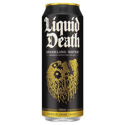 Liquid Death Sparkling Mountain Water Cans 12 x 500ml