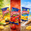 Lorenz X-Cut Crunchips 75g Assorted Flavours Salted, Paprika & Cheese & Onion (pack of 12)