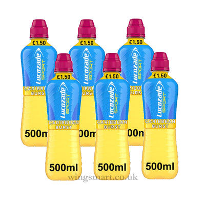 Lucozade Sport Drink Caribbean Burst PMP 500ml