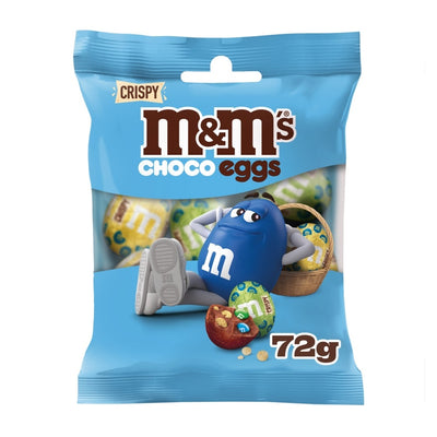 M&M's Crispy Milk Chocolate Chocolate Easter Mini Eggs Bag 72g (Box of 24)