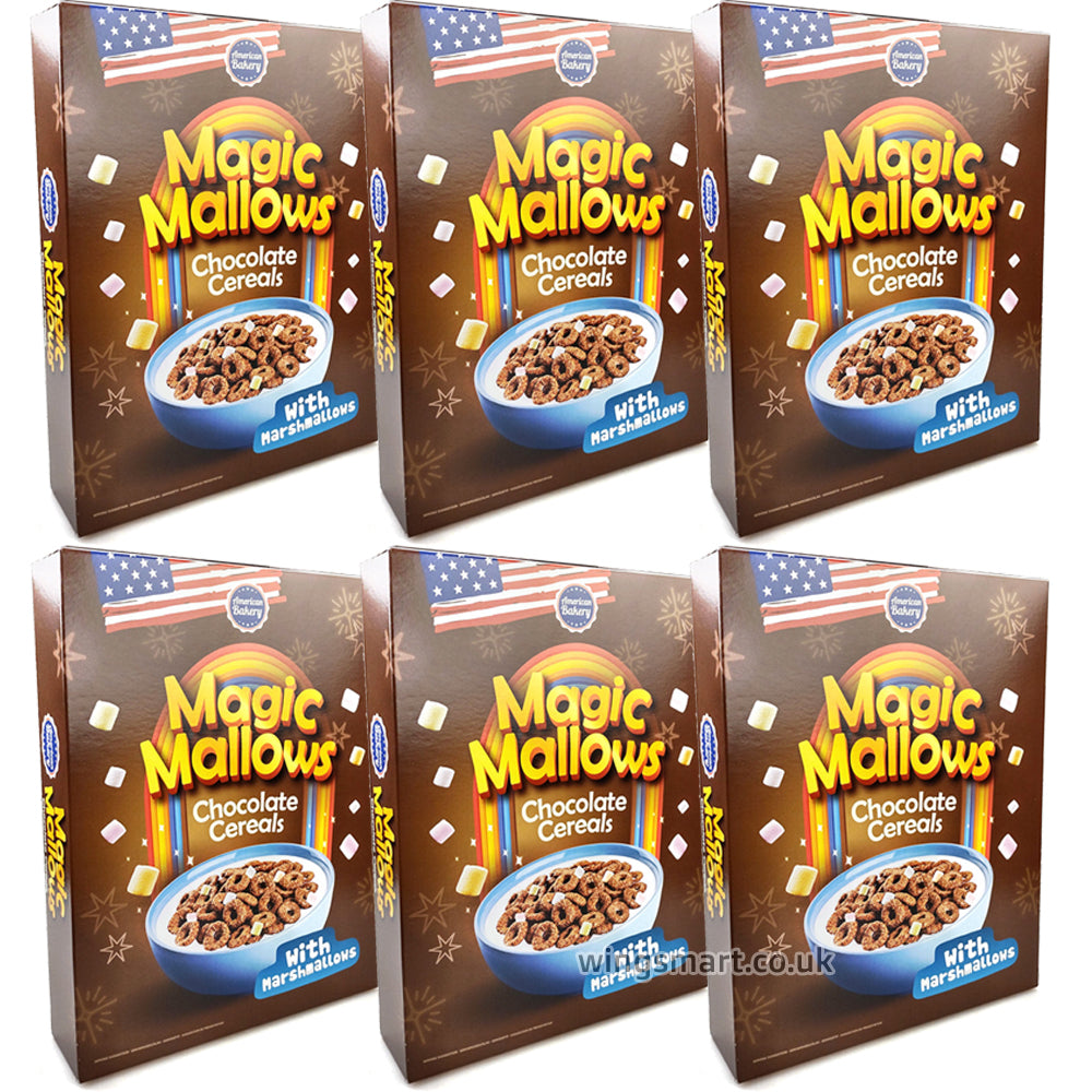 American Bakery Magic Mallow Chocolate Marshmallow Cereal 6 x 200g