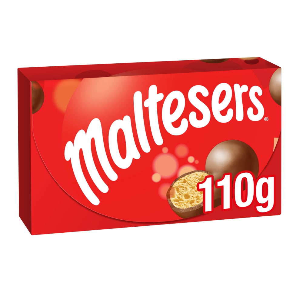 Maltesers Milk Chocolate & Honeycomb Gift Box of Chocolates 110g (Pack of 6)