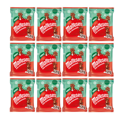 Maltesers Reindeer Chocolate Christmas Mint Mini Treats Bag 59g