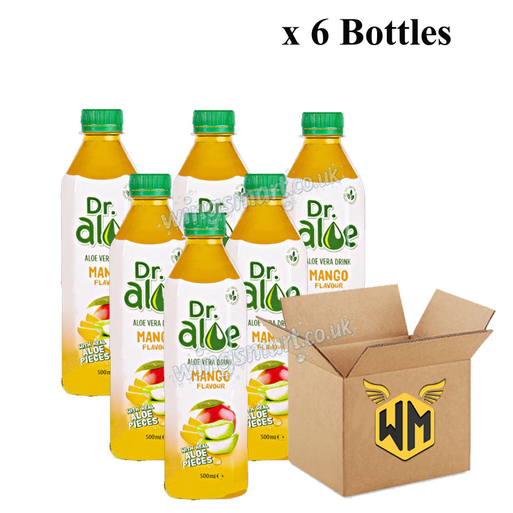 Dr. Aloe Vera Drinks – Natural, Strawberry & Mango Flavours 500ml