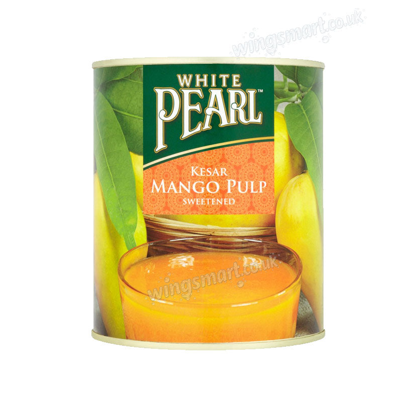 Mango Pulp White Pearl Kesar Sweetened 850g Premium Mango Pulp