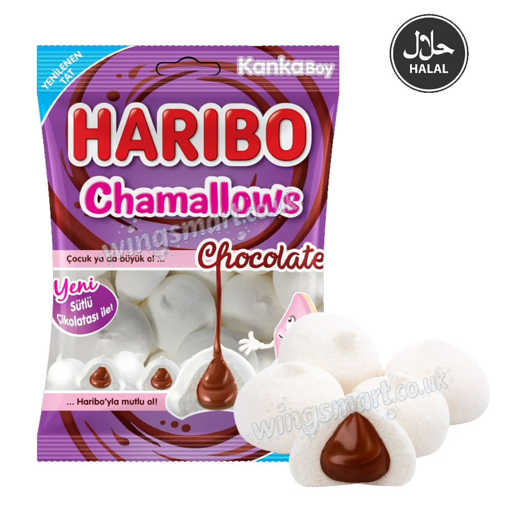 Haribo Halal Chocolate Chamallows 70g