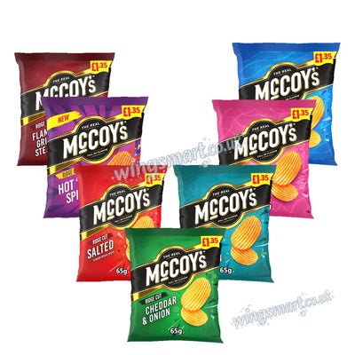 McCoy’s Random Mixed Potato Chips 65g – Assorted Snack Varieties