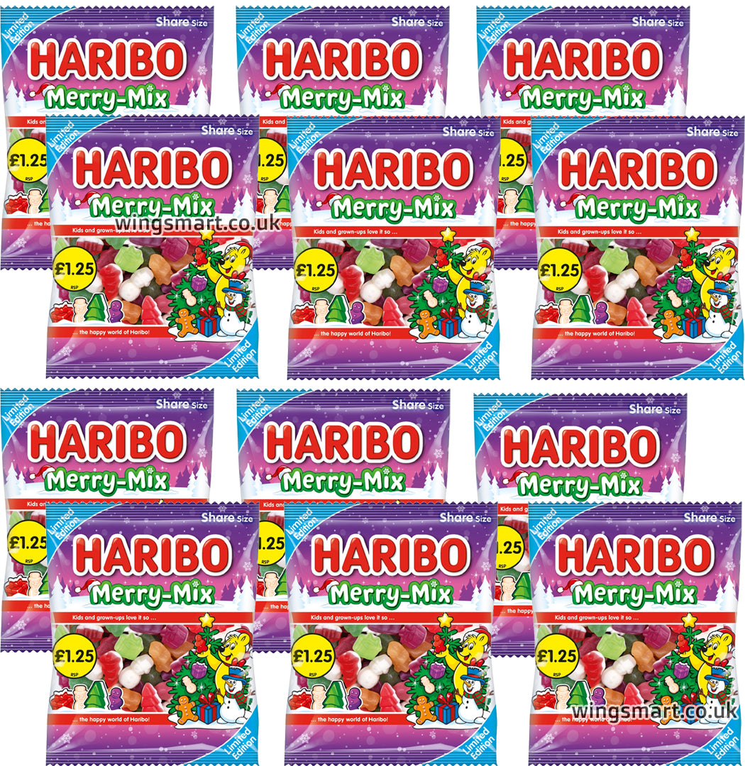 Haribo Limited Edition Merry Mix Bag 140g £1.25 PMP