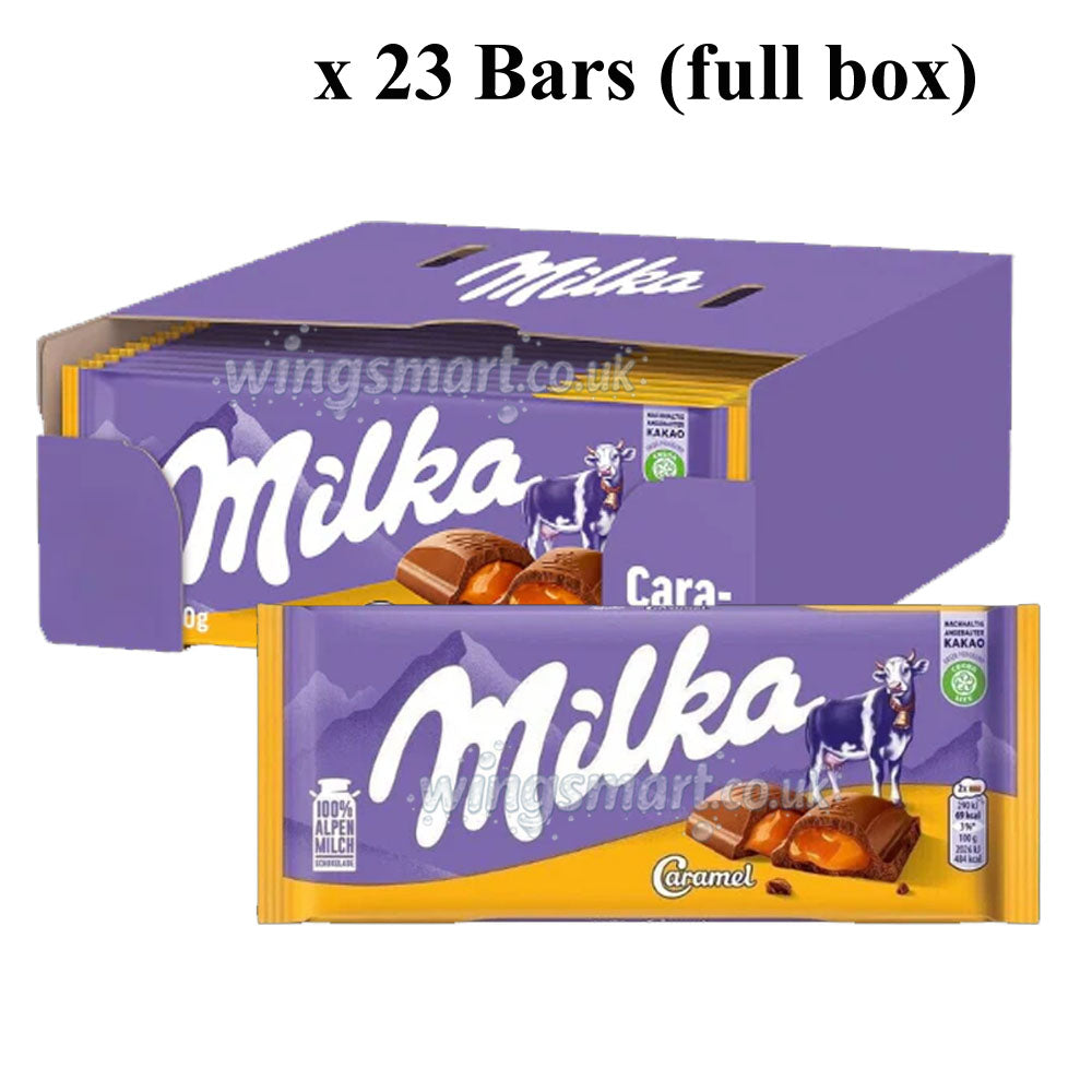 Milka Caramel Chocolate Bar 23X100g