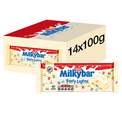 Milkybar Fairy Lights White Chocolate Sharing Bar 14 x 100g