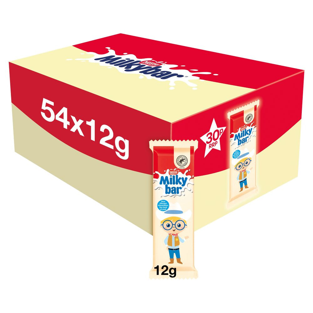 Milkybar Kid White Chocolate Bar 12g PMP 30p (Box of 54)