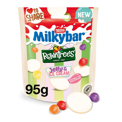 Milkybar Rowntree's Jelly & Ice Cream 9 x 95g Bags