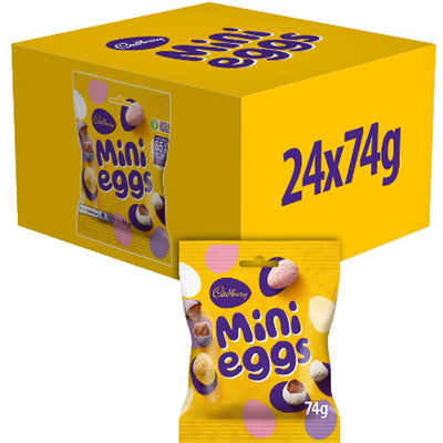 Cadbury Mini Eggs Chocolate Bag 74g (Box of 24)