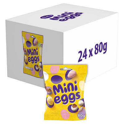 Cadbury Mini Eggs Chocolate Bag 80g (Box of 24)