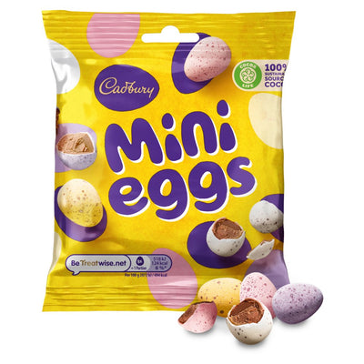 Cadbury Mini Eggs Chocolate Bag 80g (Box of 24)