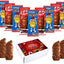 Mixed Christmas Chocolate Treats  M&M's Crispy Santa & Kit Kat Santa Figures 29g (Box of 10)