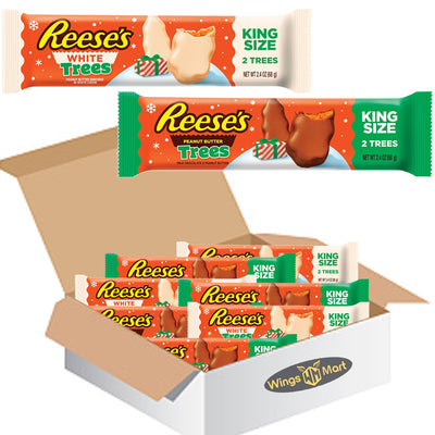 Reese's Peanut Butter Trees King Size Original & White Chocolates 68g