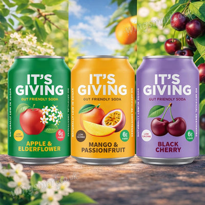 It’s Giving Sparkling Fruit Drinks – Assorted Flavours 330ml