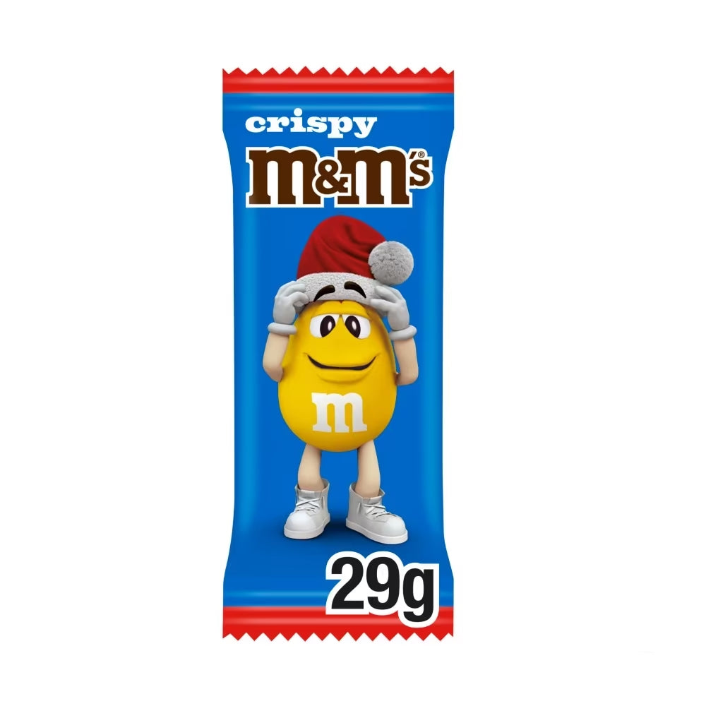 Mixed Christmas Chocolate Treats  M&M's Crispy Santa & Kit Kat Santa Figures 29g (Box of 10)