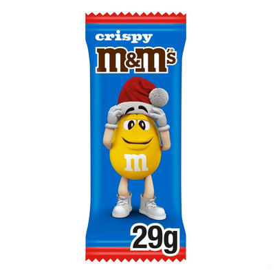 M&M's Crispy Milk Chocolate Santa Treat 29g (Box of 32)