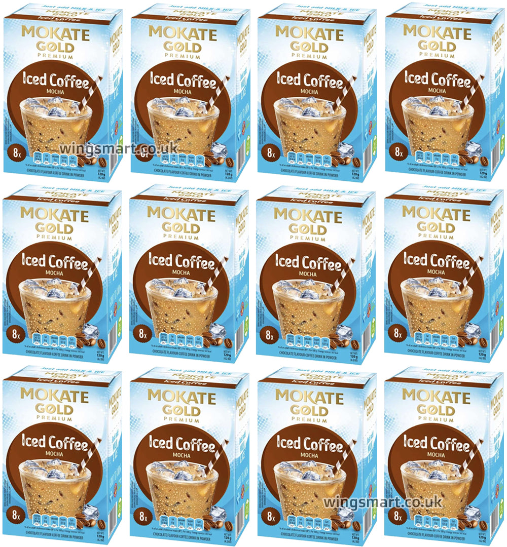 Mokate Gold Iced Coffee Drink Mocha Flavor 120g | 6 & 12 Box Options