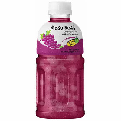 Mogu Mogu Nata De Coco Grape 320ml (Pack Of 6)