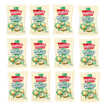 Maynards Bassetts Classics Murray Mints Candy Bag 162g (Box of 12 Packs)
