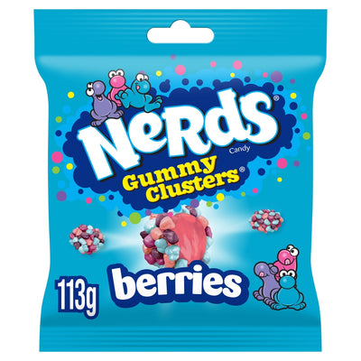 Nerds Gummy Clusters Berries Fruit Flavour Candy Bag 113g (Pack of 5)