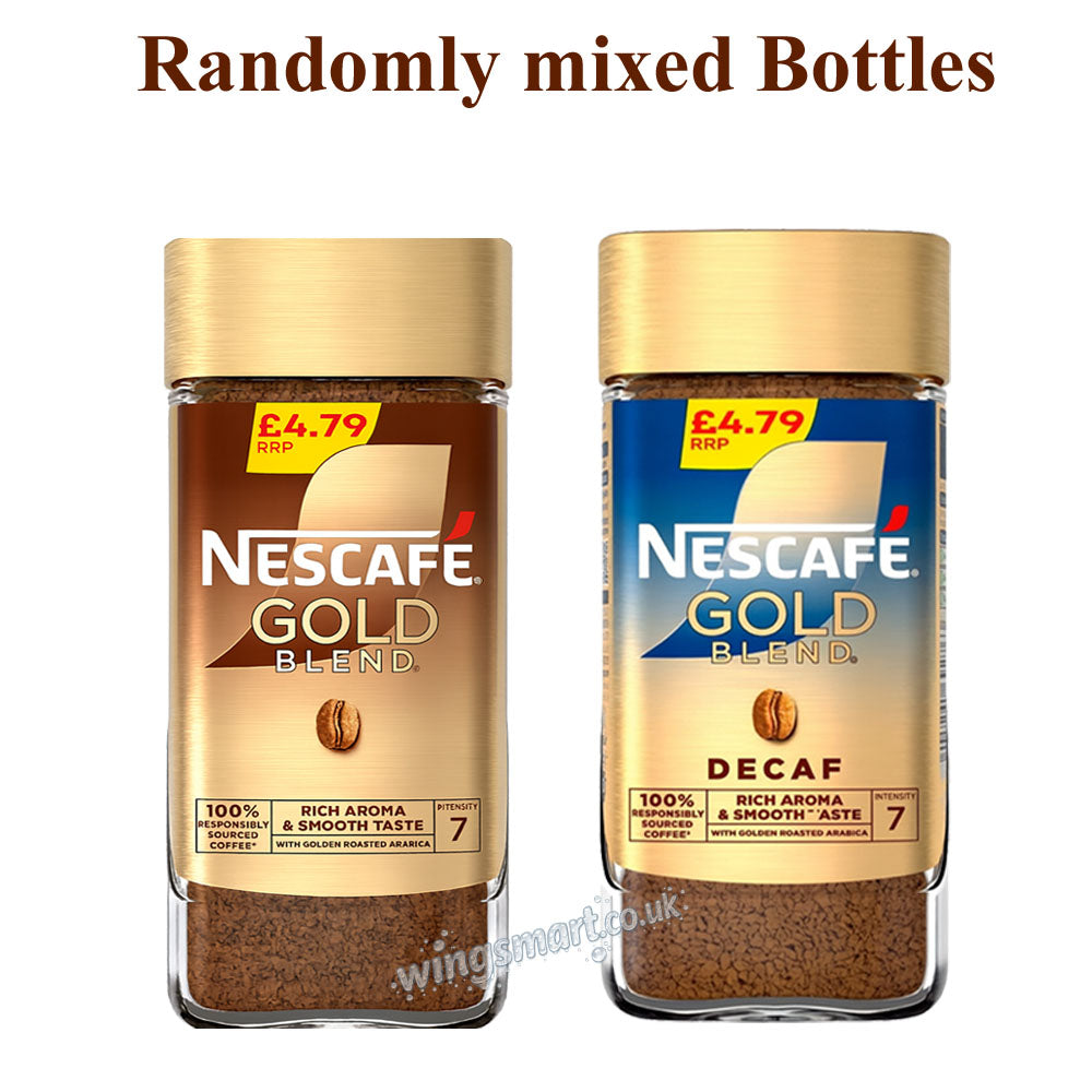 Nescafe Gold Blend Coffee Range Instant & Decaffeinated 95g