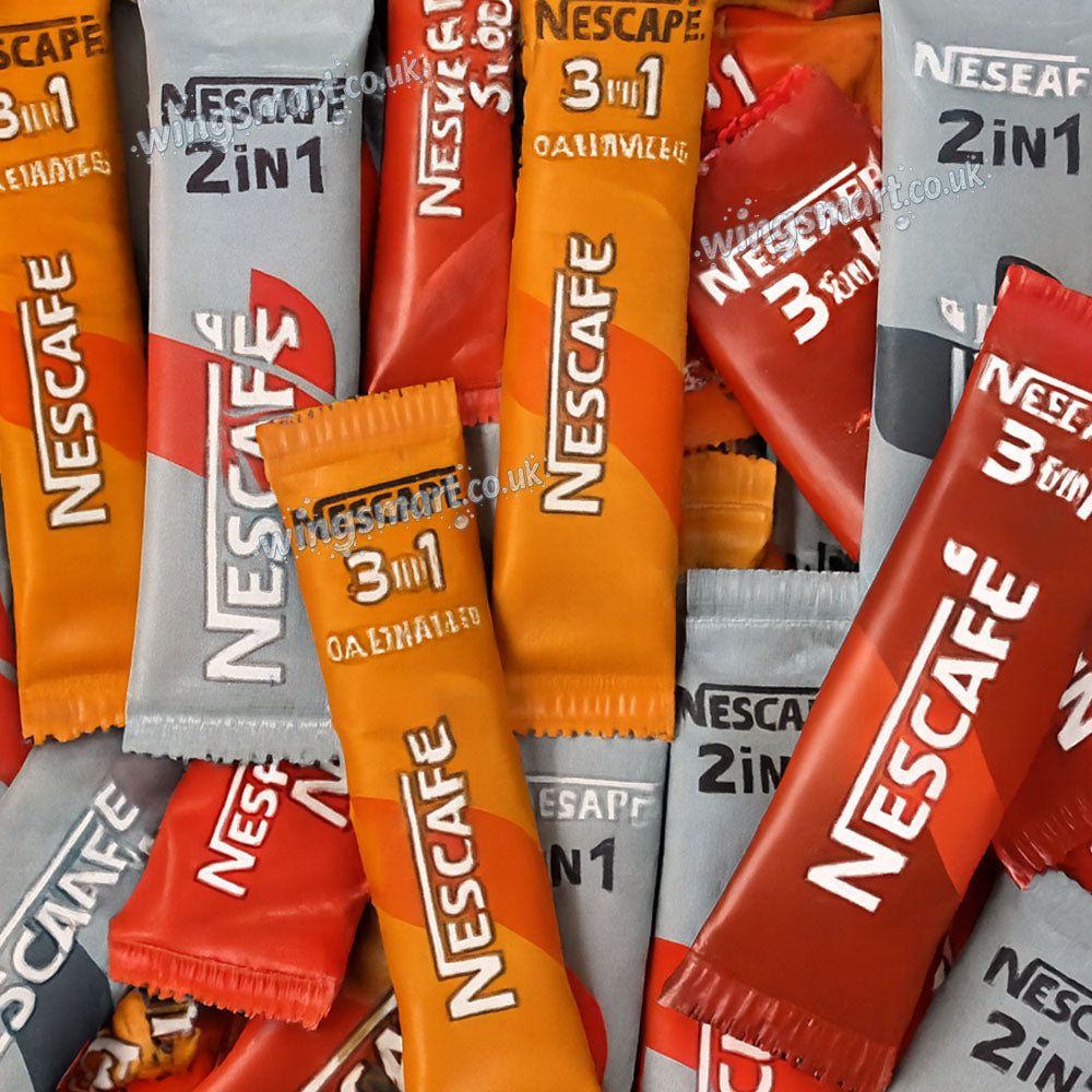 Nescafe 3-in-1 & 2-in-1 Instant Coffee Sachets – Original, Caramel & Smooth and Rich